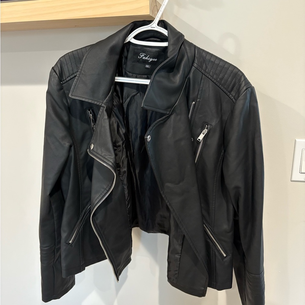 Stylish Black Leather Jacket